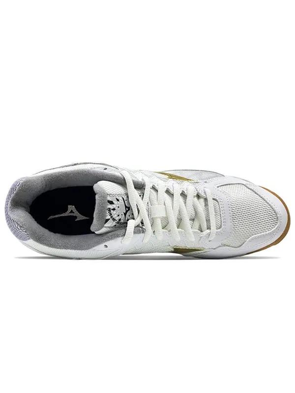 Кроссовки wave supersonic cn 'white gold' Mizuno — изображение 3 из 4, белый/золотистый