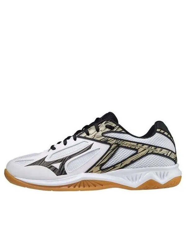 Кроссовки thunder blade 3 'white black gum' Mizuno — изображение 1 из 4, белый/черный/золотистый