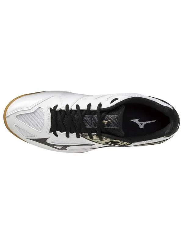 Кроссовки thunder blade 3 'white black gum' Mizuno — изображение 3 из 4, белый/черный/золотистый