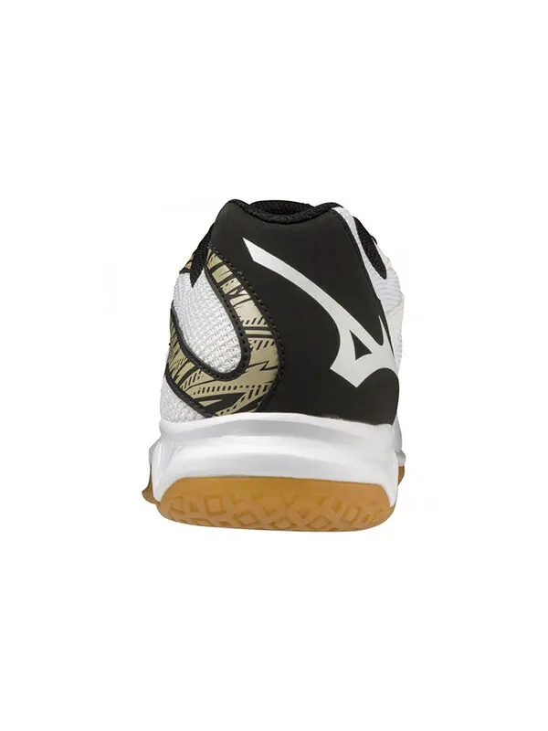 Кроссовки thunder blade 3 'white black gum' Mizuno — изображение 4 из 4, белый/черный/золотистый