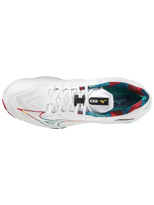 Кроссовки wave lightning z7 'white green red' Mizuno — изображение 3 из 4, белый/зеленый/красный