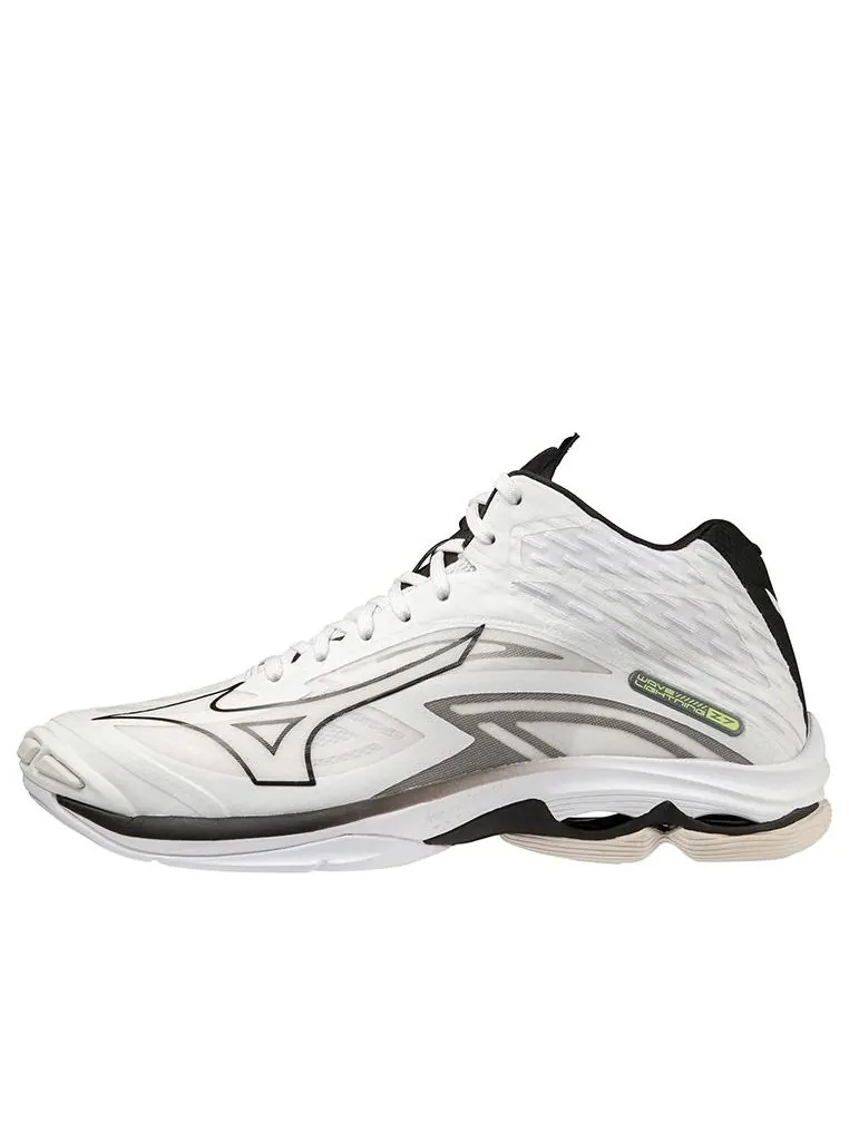 Кроссовки Mizuno Wave Lightning Z7 Mid 'White Black Grey' — изображение 1 из 5, белый