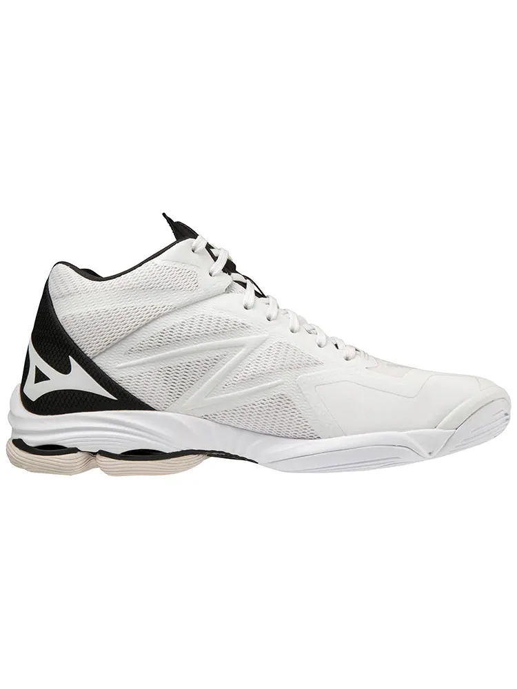 Кроссовки Mizuno Wave Lightning Z7 Mid 'White Black Grey' — изображение 2 из 5, белый