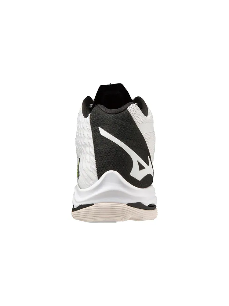 Кроссовки Mizuno Wave Lightning Z7 Mid 'White Black Grey' — изображение 4 из 5, белый