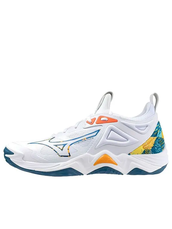 Кроссовки wave momentum 3 'white multi-color' Mizuno — изображение 1 из 4, белый/мульти