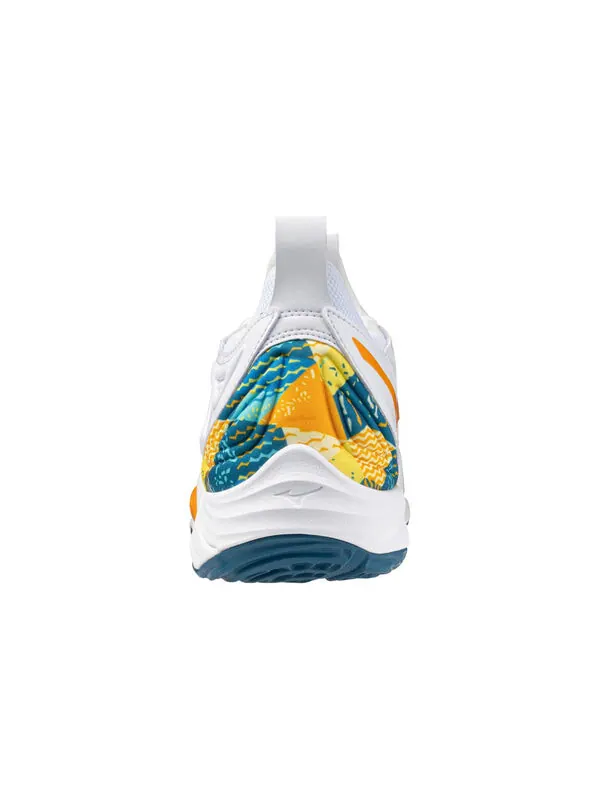 Кроссовки wave momentum 3 'white multi-color' Mizuno — изображение 4 из 4, белый/мульти