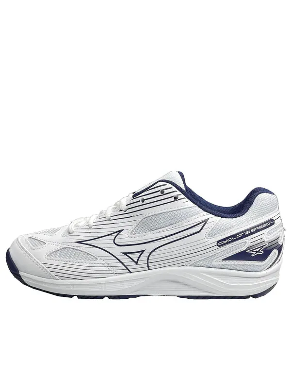 Кроссовки cyclone speed 4 'white navy' Mizuno — изображение 1 из 4, белый/темно-синий