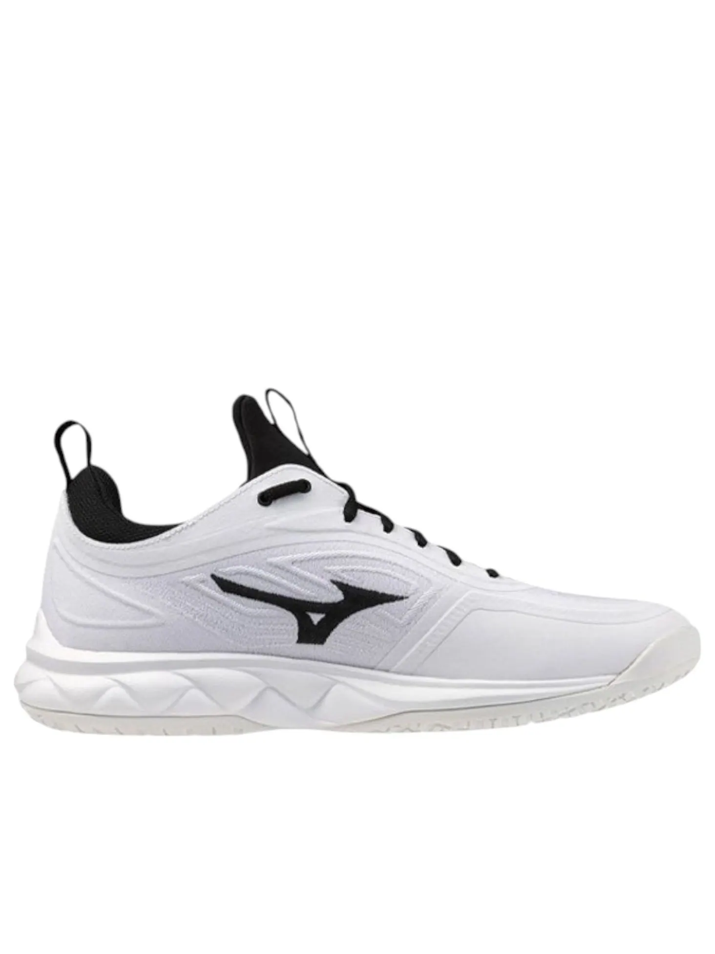 Mizuno Wave Luminous 3 Wide 'White Black' — изображение 2 из 5, белый/черный
