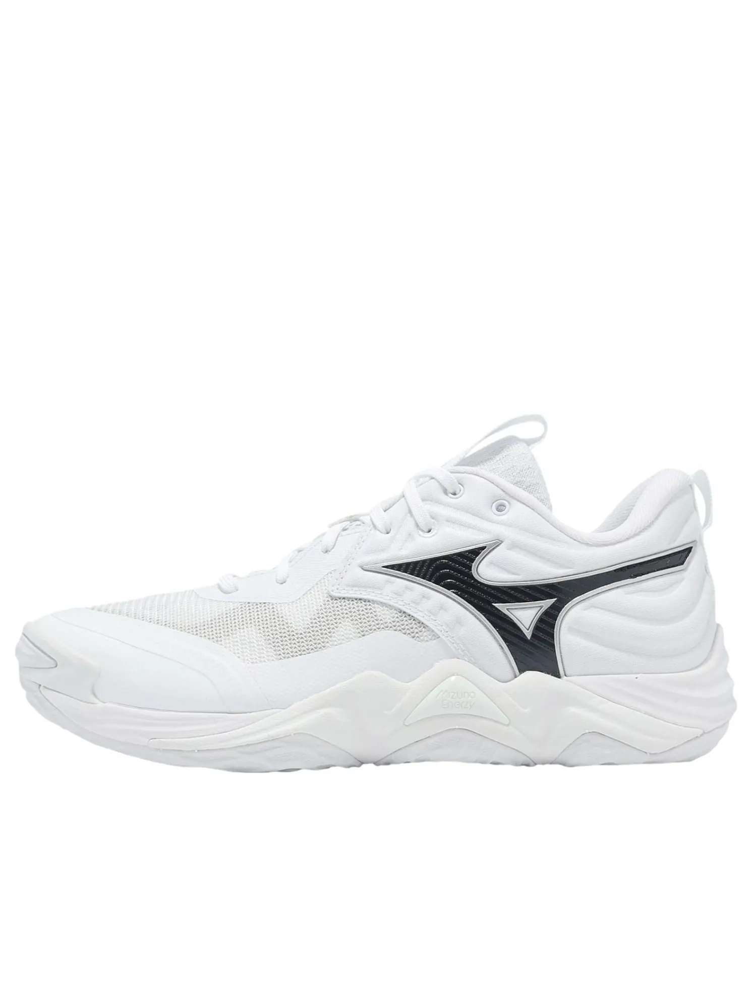 Mizuno Wave Momentum Elite Wide 'White Black' — изображение 1 из 5, белый/черный