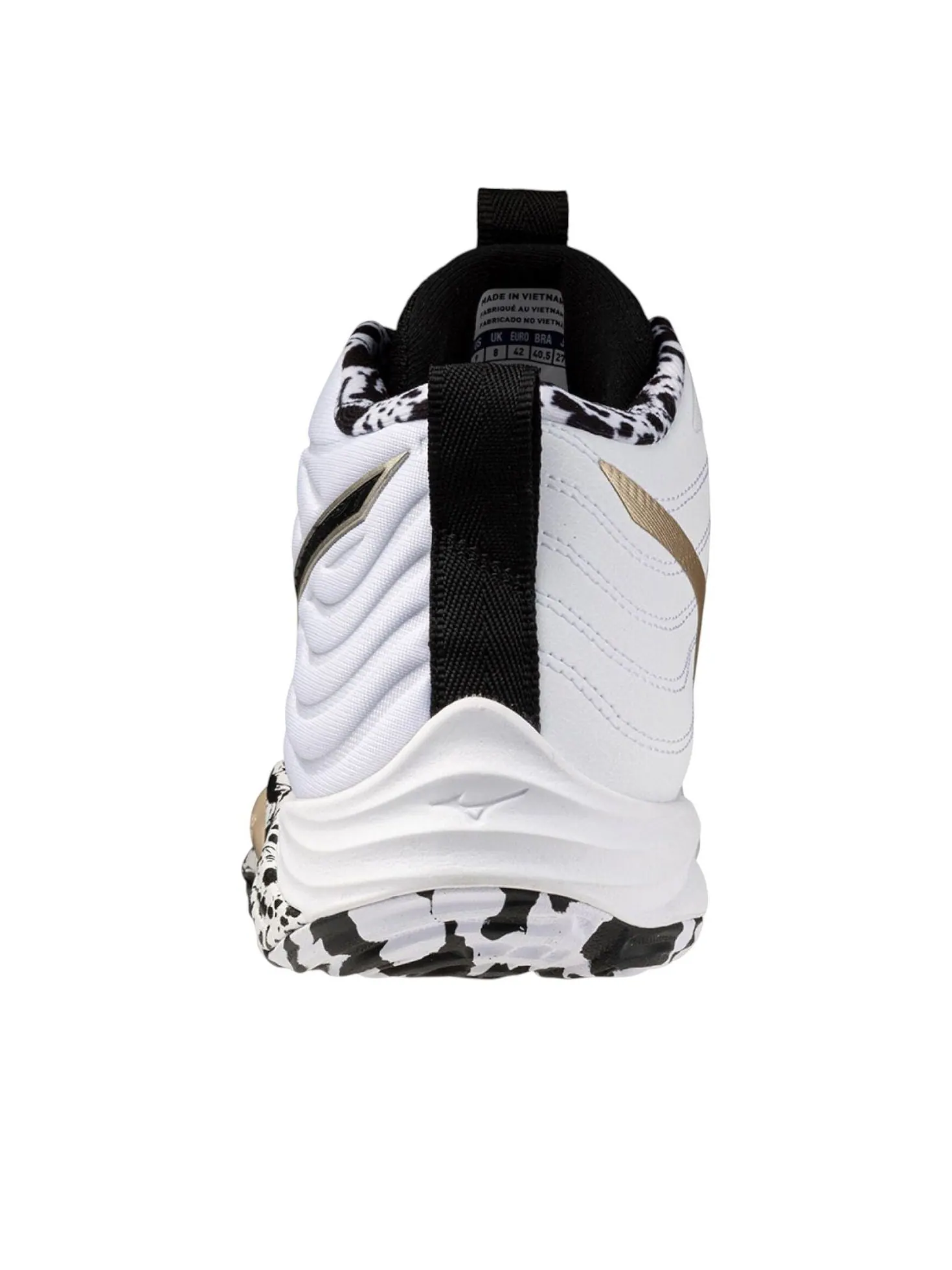 Mizuno Wave Momentum Elite Mid 'White Black' — изображение 5 из 5, белый/черный