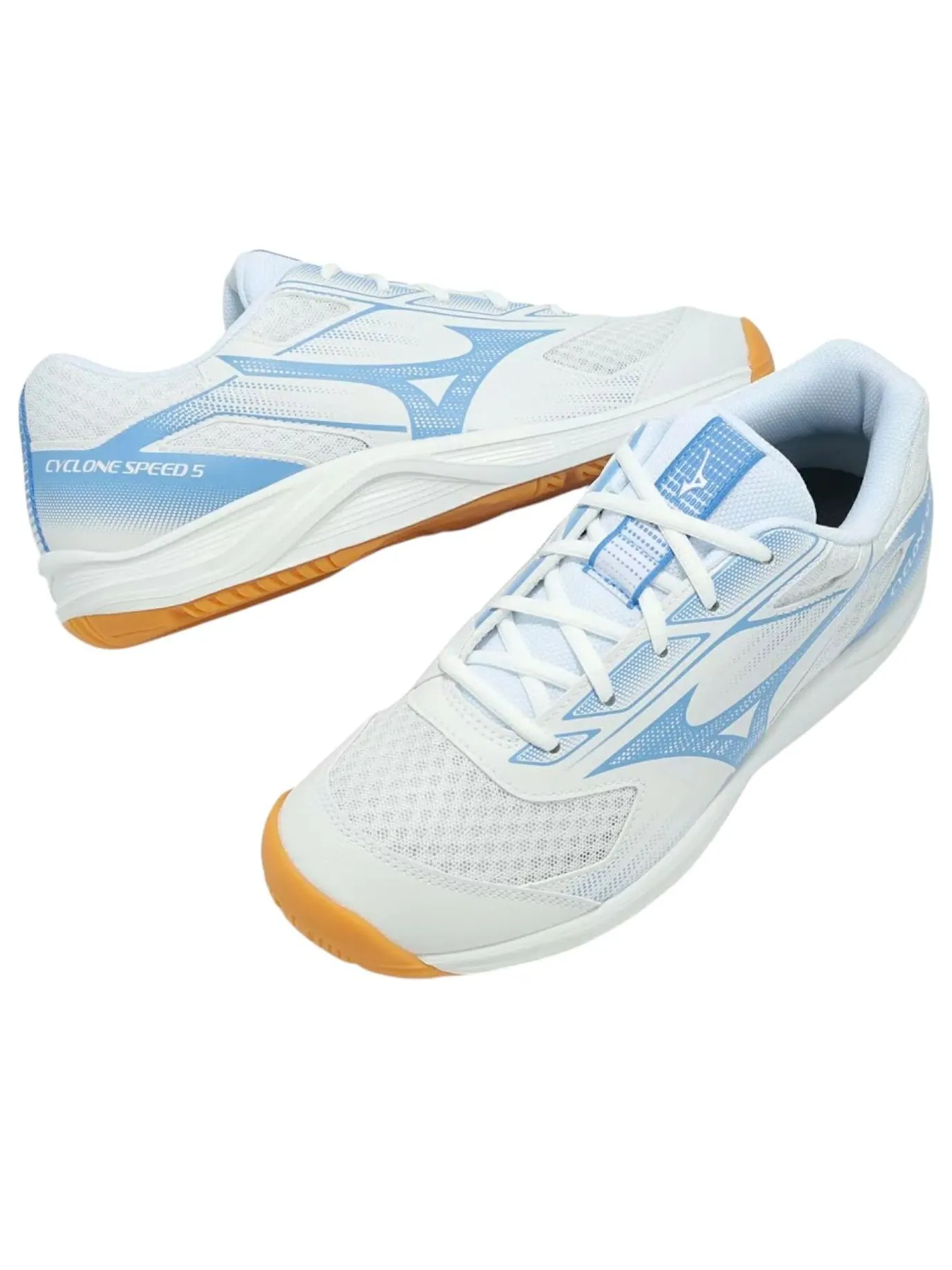 Mizuno Cyclone Speed 5 'White Blue Tint' — изображение 5 из 5, белый/синий