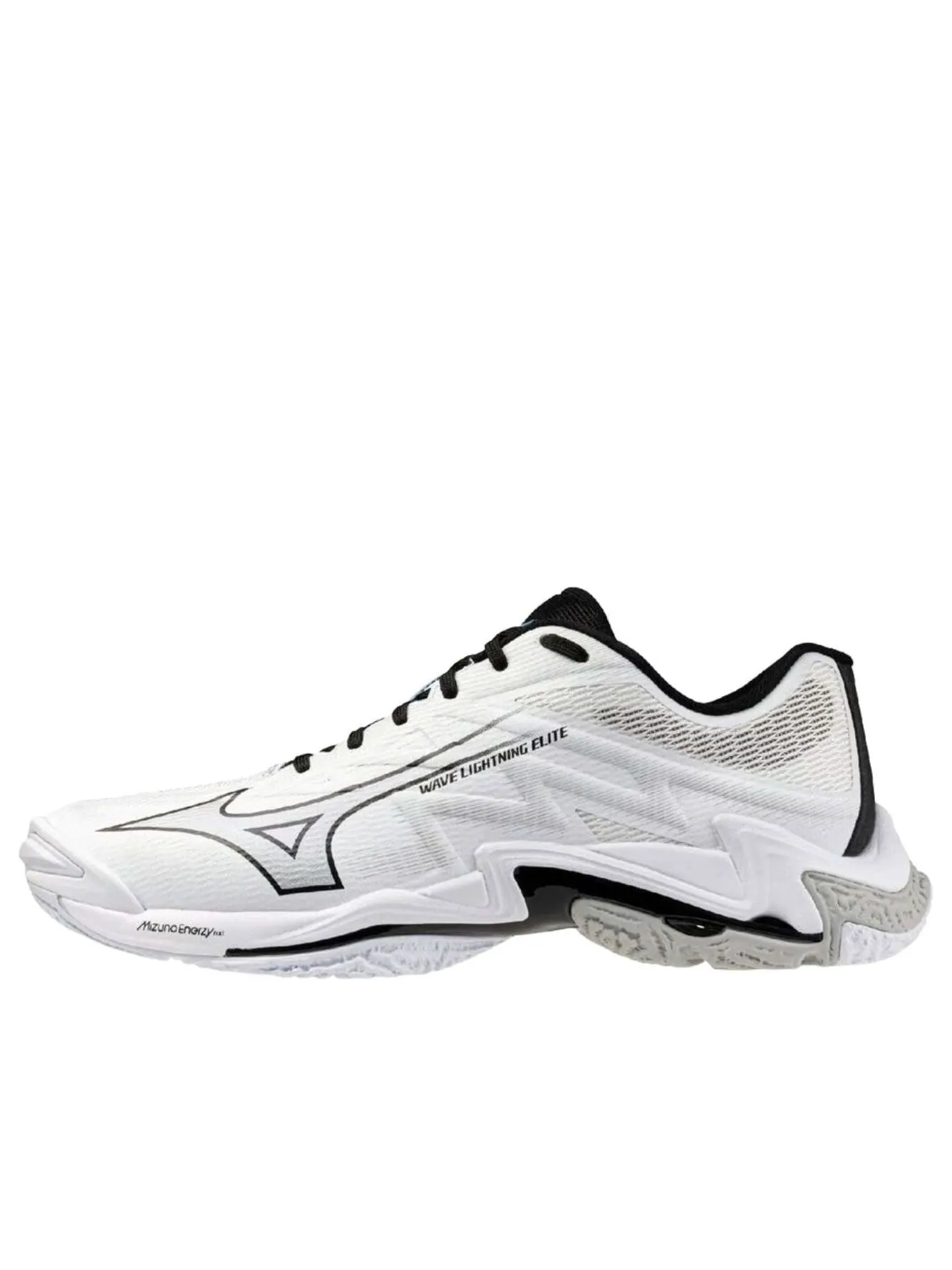 Mizuno Wave Lightning Elite Wide 'White Black' — изображение 1 из 5, белый/черный