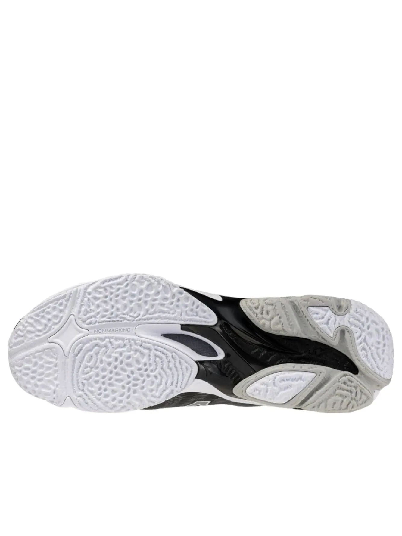 Mizuno Wave Lightning Elite Wide 'White Black' — изображение 3 из 5, белый/черный