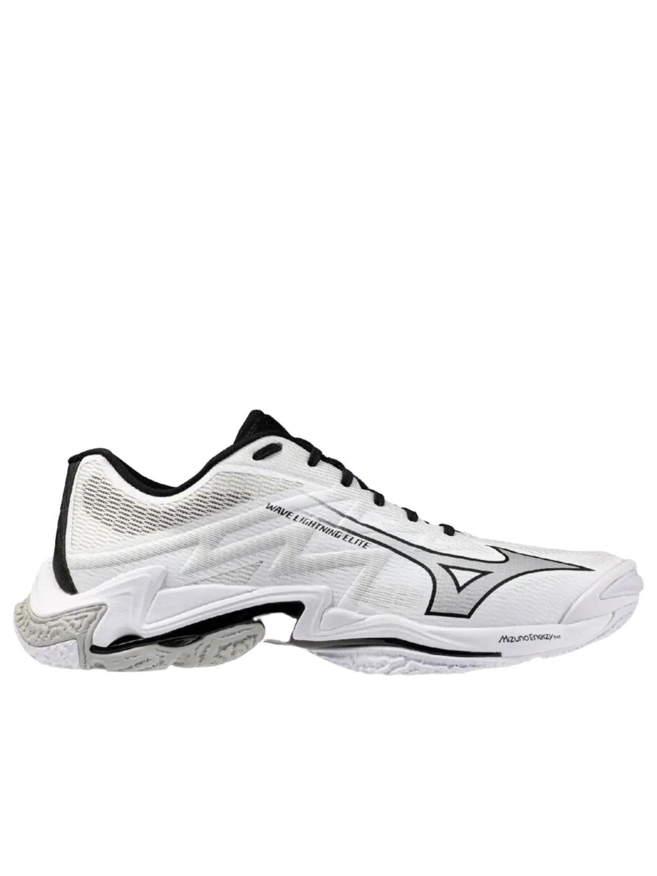 Mizuno Wave Lightning Elite Wide 'White Black' — изображение 5 из 5, белый/черный