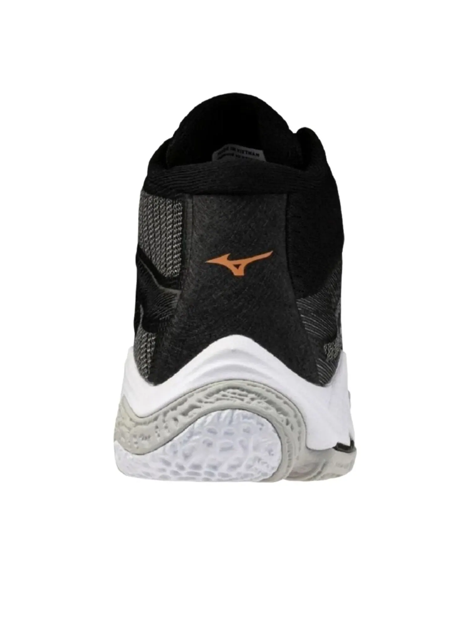 Mizuno Wave Lightning Elite Mid 'Black White' — изображение 4 из 5, черный/белый