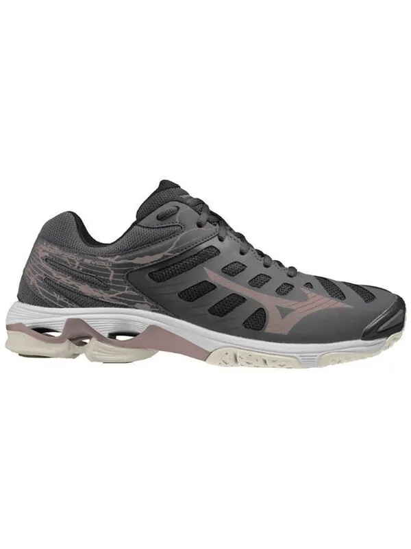 Кроссовки wave voltage 'grey pink' Mizuno — изображение 2 из 4, серый/розовый