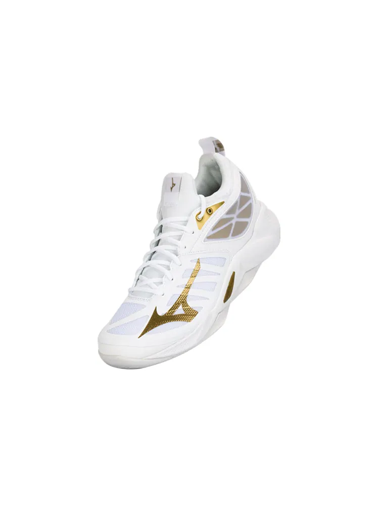 Кроссовки Mizuno Wave Dimension Mid 'White Gold' — изображение 2 из 5, белый