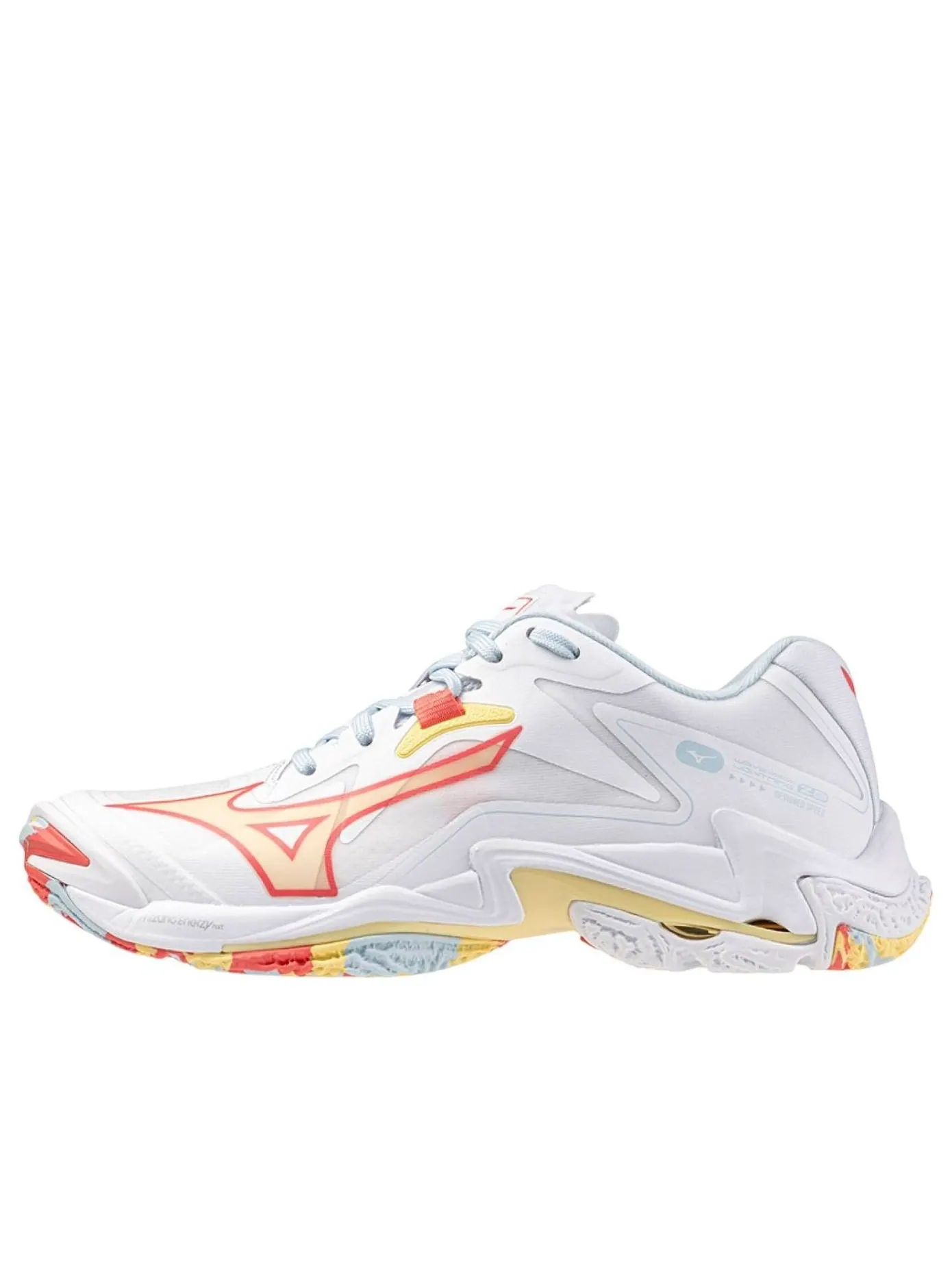 (WMNS) Mizuno Wave Lightning Z8 'White Calypso Coral' — изображение 1 из 5, белый//бледный