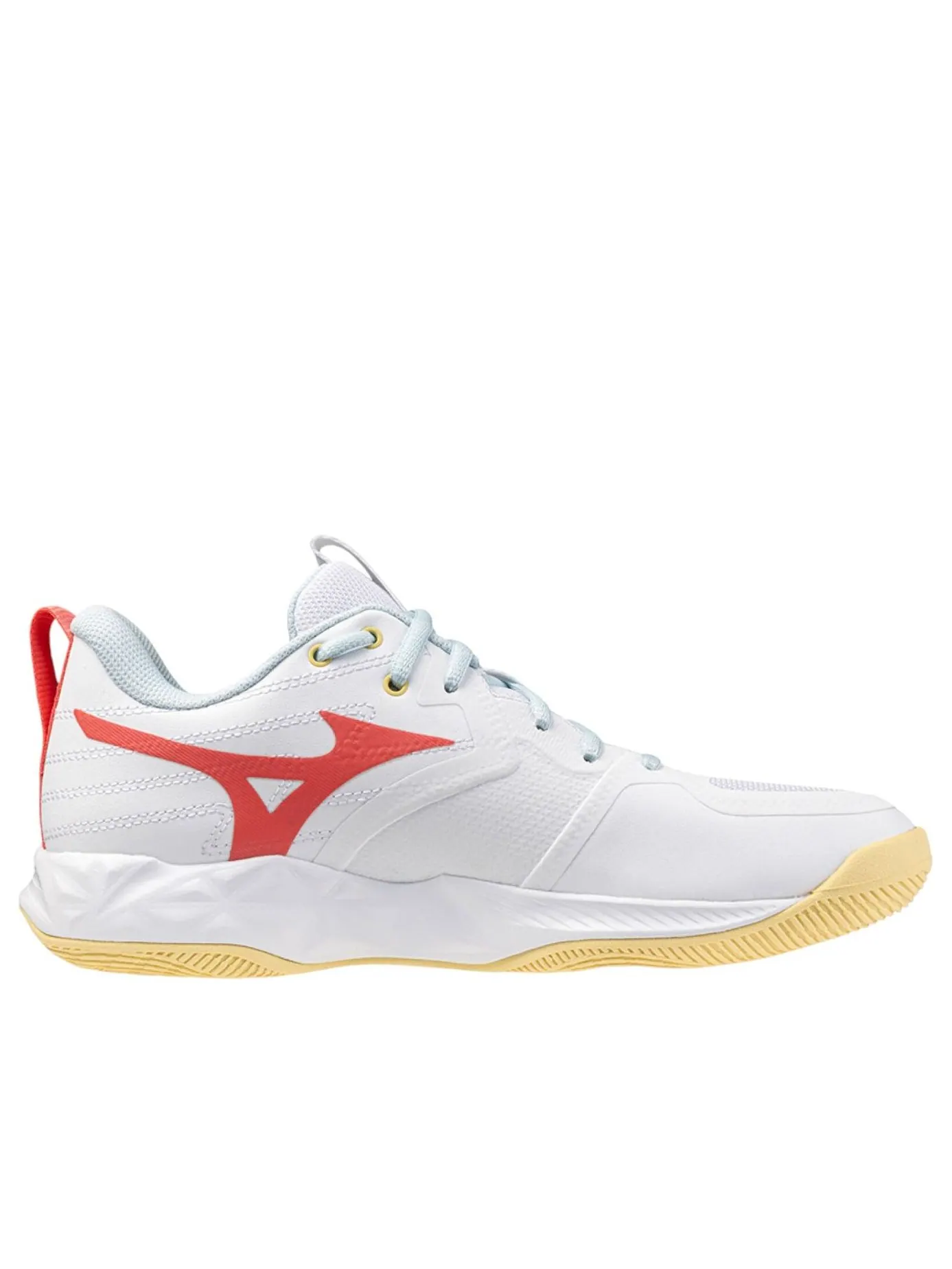 (WMNS) Mizuno Wave Momentum Pro 'White Calypso Coral' — изображение 2 из 5, белый//бледный
