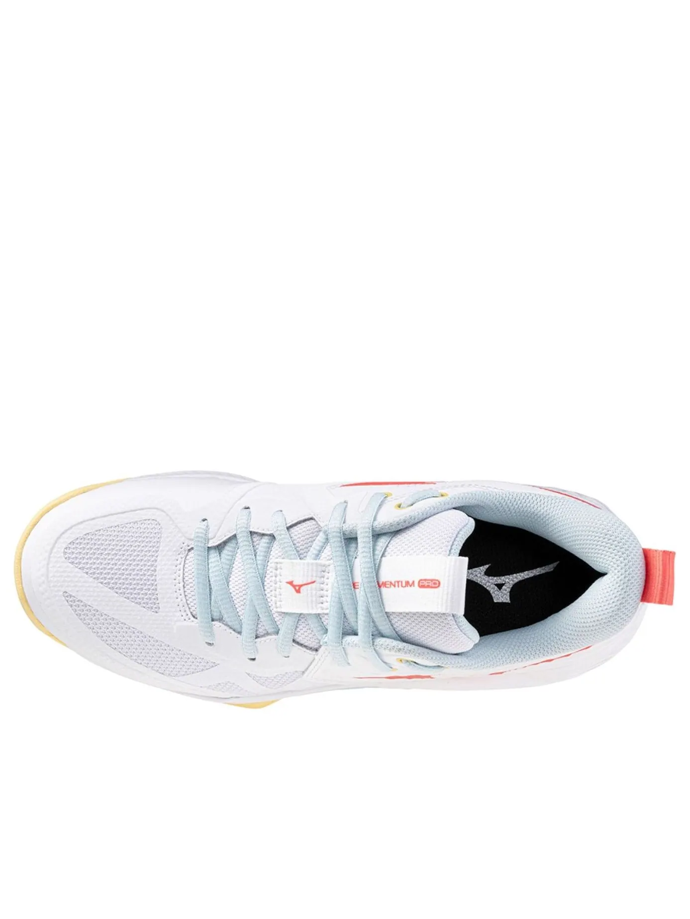 (WMNS) Mizuno Wave Momentum Pro 'White Calypso Coral' — изображение 3 из 5, белый//бледный