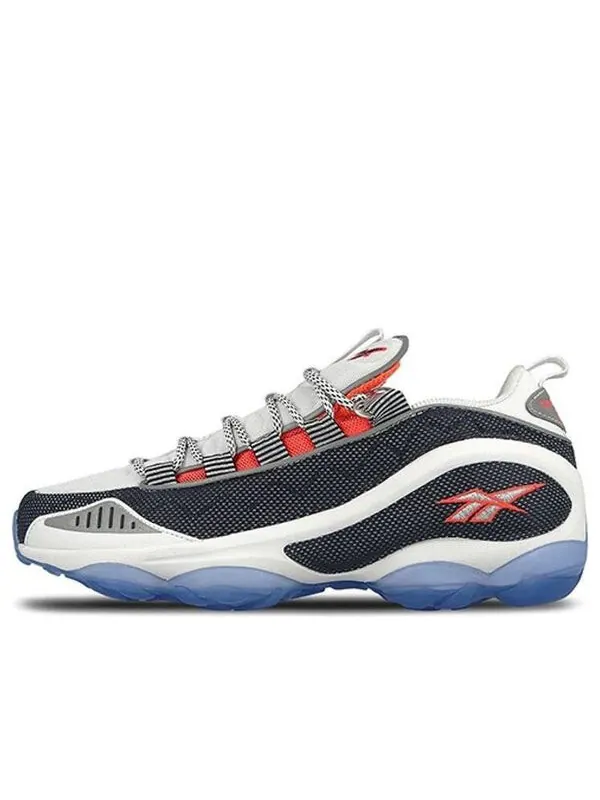 Кроссовки dmx run 10 Reebok — изображение 1 из 4, белый/синий/оранжевый