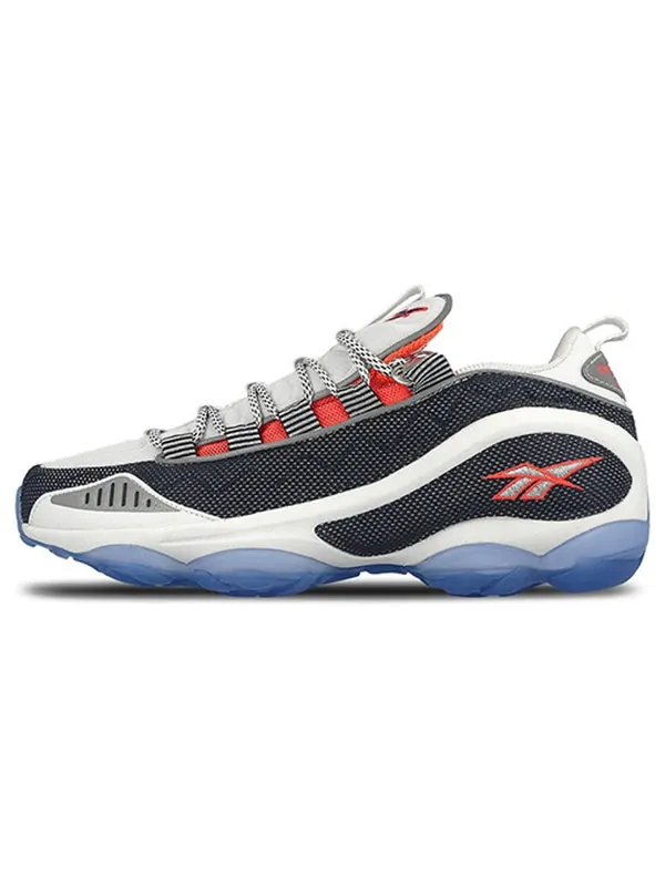 Кроссовки dmx run 10 Reebok — изображение 2 из 4, белый/синий/оранжевый