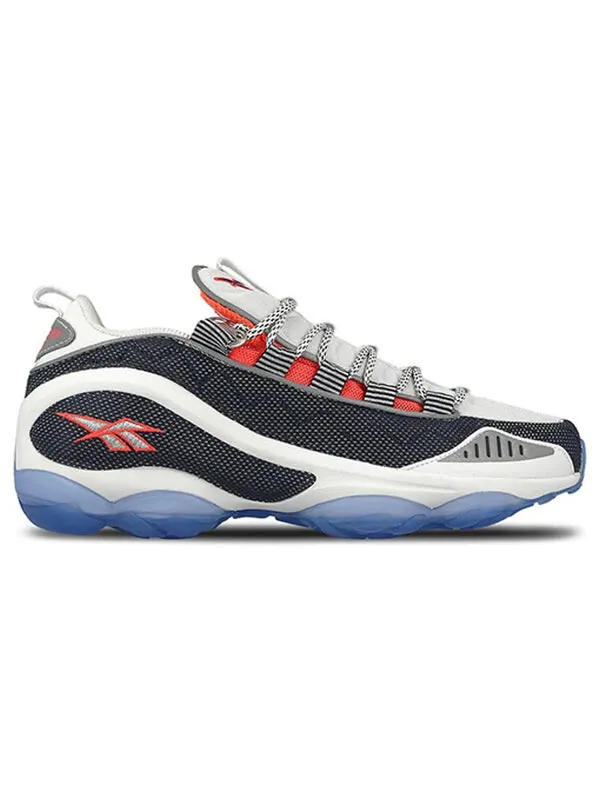 Кроссовки dmx run 10 Reebok — изображение 3 из 4, белый/синий/оранжевый