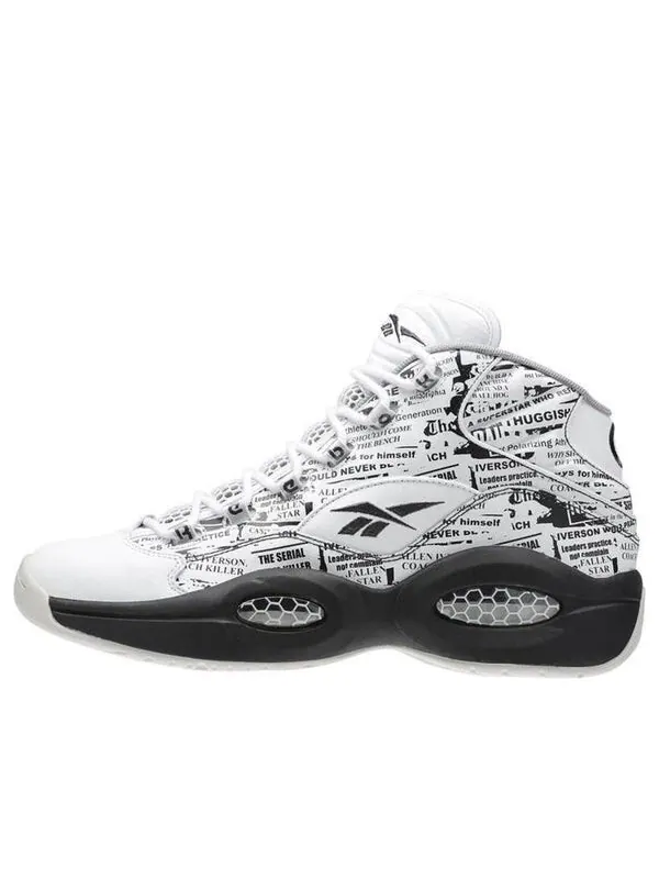 Кроссовки question mid 'misunderstood' Reebok — изображение 1 из 4, белый