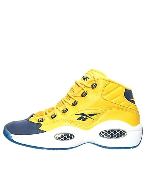 Кроссовки question mid 'all star' Reebok — изображение 1 из 4, желтый