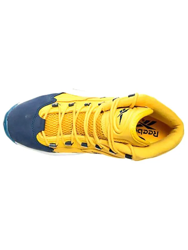 Кроссовки question mid 'all star' Reebok — изображение 2 из 4, желтый