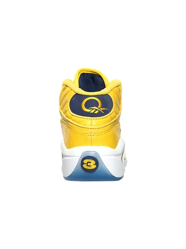 Кроссовки question mid 'all star' Reebok — изображение 3 из 4, желтый