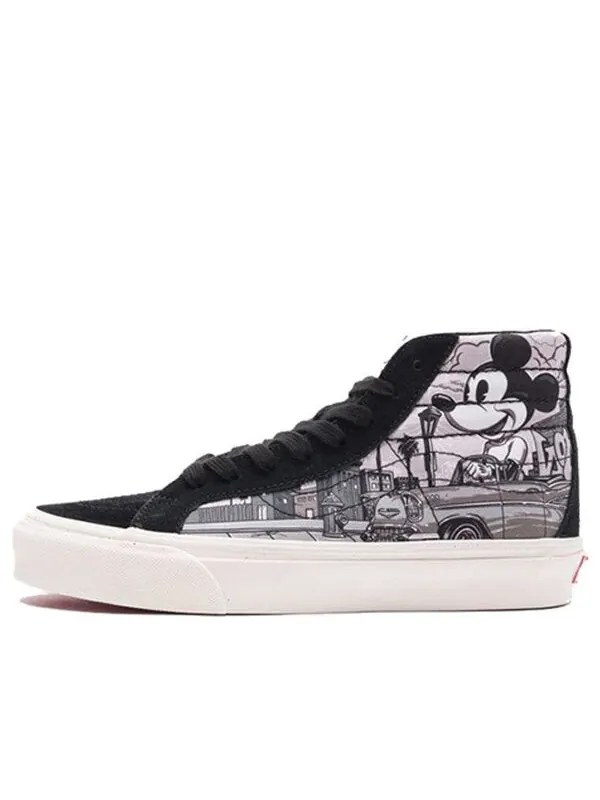 Кроссовки sk8-hi disney x mr cartoon 'black white' Vans — изображение 1 из 4, черный/белый