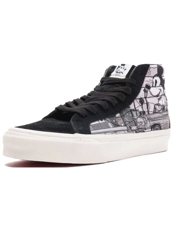 Кроссовки sk8-hi disney x mr cartoon 'black white' Vans — изображение 2 из 4, черный/белый