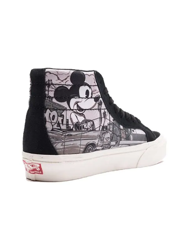 Кроссовки sk8-hi disney x mr cartoon 'black white' Vans — изображение 3 из 4, черный/белый