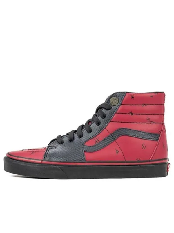 Кроссовки sk8-hi marvel deadpool 'black red' Vans — изображение 1 из 4, черный/красный