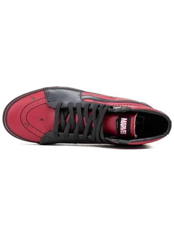 Кроссовки sk8-hi marvel deadpool 'black red' Vans — изображение 3 из 4, черный/красный