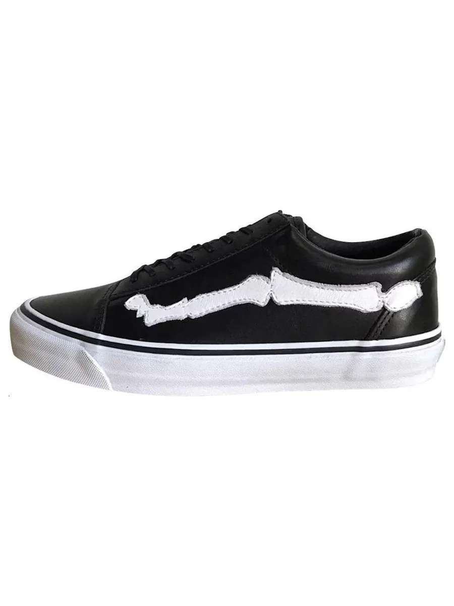 Кроссовки Vans Blends x Old Skool Zip LX 'Bones' — изображение 2 из 2, черный