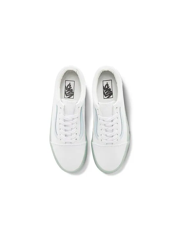 Кроссовки old skool side stripe lightweight wear-resistant low top casual skate shoes blue Vans — изображение 3 из 4