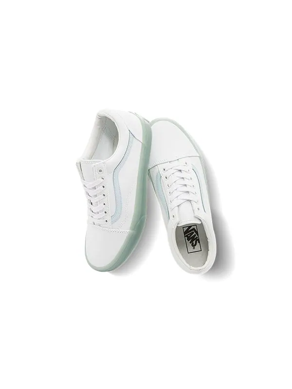 Кроссовки old skool side stripe lightweight wear-resistant low top casual skate shoes blue Vans — изображение 4 из 4