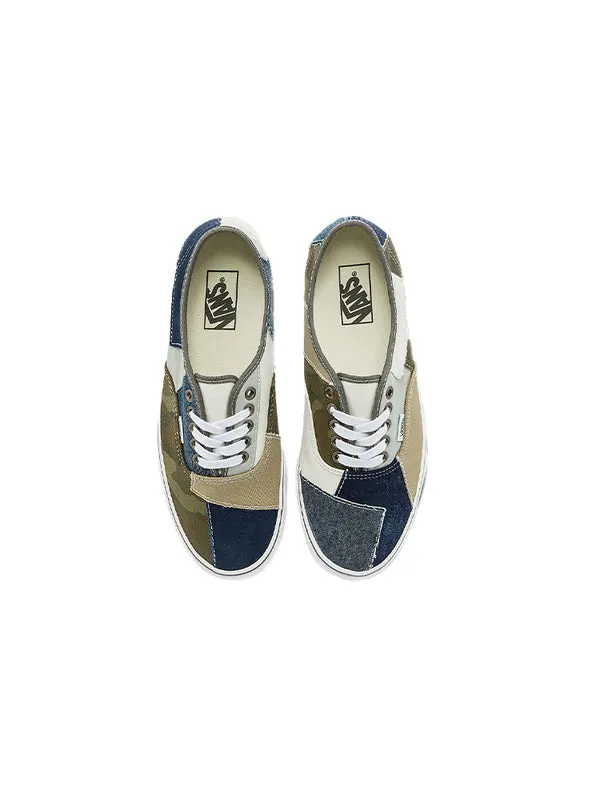 Кроссовки authentic 'patchwork camo' Vans — изображение 3 из 4, мульти