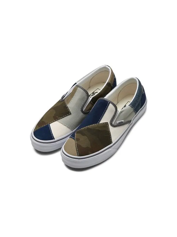 Кеды Vans Classic Slip-On Patchwork 'Patchwork Camo' — изображение 2 из 4, зеленый