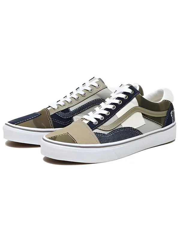 Кроссовки old skool 'patchwork camo' Vans — изображение 2 из 4, мульти