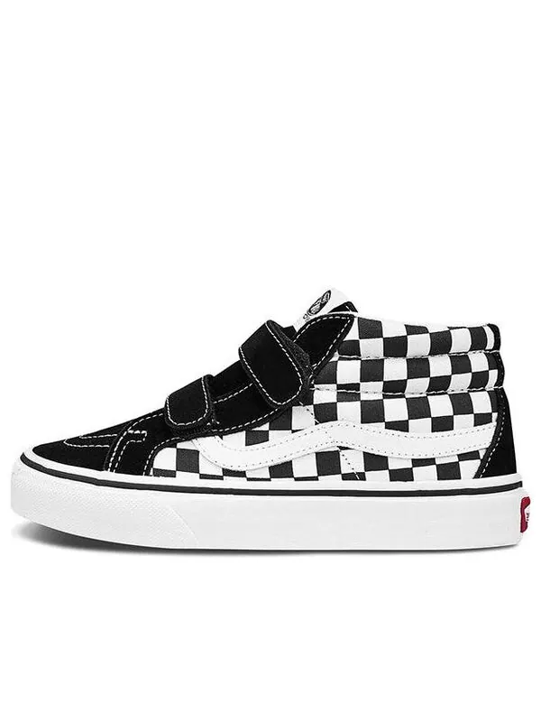 Кроссовки sk8-mid reissue v 'checkerboard - black white' Vans — изображение 1 из 4, черный