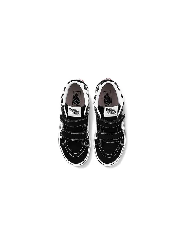 Кроссовки sk8-mid reissue v 'checkerboard - black white' Vans — изображение 3 из 4, черный
