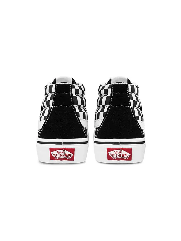 Кроссовки sk8-mid reissue v 'checkerboard - black white' Vans — изображение 4 из 4, черный