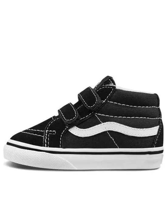 Кроссовки sk8-mid reissue velcro 'black' Vans — изображение 1 из 4, черный