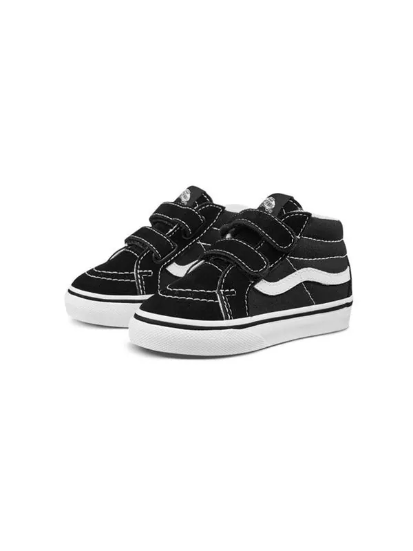 Кроссовки sk8-mid reissue velcro 'black' Vans — изображение 2 из 4, черный
