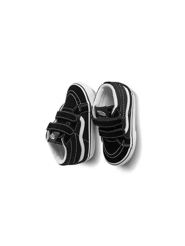 Кроссовки sk8-mid reissue velcro 'black' Vans — изображение 3 из 4, черный