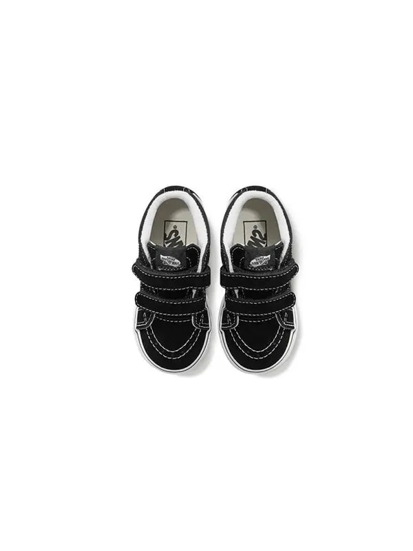 Кроссовки sk8-mid reissue velcro 'black' Vans — изображение 4 из 4, черный