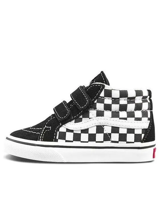 Кроссовки sk8-mid reissue v 'checkerboard - black white' Vans — изображение 1 из 4, черный